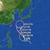 二週連続、、再び週末日本付近へ。台風２２号JGC修行の危機。