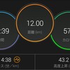 ペース走12km