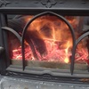 薪ストーブ復活　定位置　Fire wood stove again