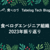 食べログエンジニア組織2023年振り返り