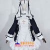 【NEEDY GIRL OVERDOSE】レイン Rain コスプレ衣装 ブラック × ホワイト ゴシックメイド風ロリータ 地雷系コスプレ ハロウィン・イベントに！