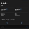 2月13日日勤前後に二部練習で26.4km。