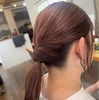 【ブリーチなしでも透明感◎】大人可愛いピンクアッシュブラウン×夏のすっきりアレンジ♪
