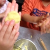 子供達とスィートポテト作り
