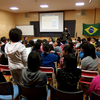 新潟市北区の小学校でアルゼンチン・チリ・ブラジルのお話