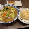 町中華のあんかけたっぷりのラーメンって寒い日に最高だってご存知でしょうか!？小田急相模原で行列のできるお店中華食堂楽でいただく『うまにソバと半炒飯』が美味すぎる！！