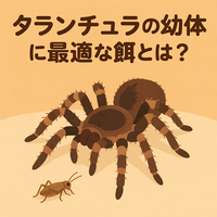 【給餌ガイド】タランチュラの幼体に最適な餌とは？おすすめ商品＆成長段階ごとの給餌ガイド