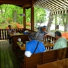 中禅寺湖畔のユーコンで早目の昼食を摂る