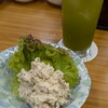 四ツ木製麺所でぶどう割り風ハイボールからの丸忠