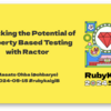 Ractorを用いたproperty based testingの並列実行についてRubyKaigi 2024で発表しました