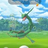 「Pokemon GO」にて「レックウザ」との初のレイドバトルでしたが・・・