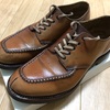 cushman U-tip moccasin 6ヶ月後のエイジング