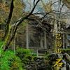 石道寺（滋賀県長浜市）は山里の小さな寺で、地元の人が守っている。