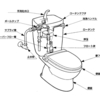 〔住まいのDIY〕水洗トイレの漏水修理 INAX W節水洋風タンク密結便器 DT-2810