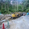 鍋谷峠通行止めライド