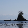 雨晴海岸「女岩と立山連峰」（前編）