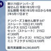 5月17日(金)ナンバーズ3結果