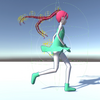 【奮闘記：ゲーム用のキャラを作りたい】5. 髪とスカートを揺らす