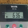 今朝の体重