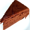 ココアパウダー入り、チョコレートケーキ