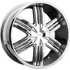 !!Read Review Pacer Luxor 18x7.5 Chrome Wheel / Rim 5x110 & 5x115 with a 42mm Offset and a 73.00 Hub Bore. Partnumber 779C-8754342