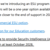 Windows 10 ESU が個人向けにもリリースされることが決まったようです