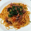 ホタルイカのトマトソーススパゲティ