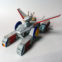 旧キット 1/2400スケール ホワイトベースを作りました