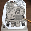 大きな切り絵を目指して