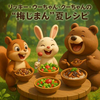 リッキー・ウーちゃん・クーちゃんの“梅じまん”夏レシピ