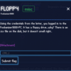 Google CTF : Beginners Quest : FLOPPY