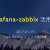 Tech Meetup に参加して「grafana-zabbix 活用術」を紹介してきた