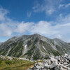 青空と強風の中、決して楽ではなかった立山三山縦走（1日目）