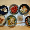 鶏ムネ肉の塩糀焼き。カボチャ煮。