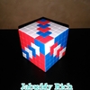 ルービックキューブで模様を作りました！　Rubik's Cube art design