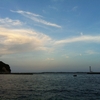 夕方の海