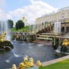 ペテルゴフ　夏の宮殿の噴水