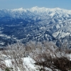 朝日連峰を望む