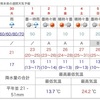 16日ぶりの20度以下