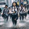 毎晩ゲリラ豪雨でびしょ濡れ。傘が意味ない感じです。