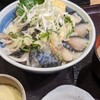 金華〆さば二色丼