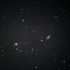 白い朝 NGC3738 & 3756 おおぐま座 銀河