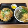  2018/04/06 かつ丼セット うどん(冷) 並盛