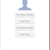 facebook android sdkのサンプルで友達一覧が取得出来なかった。