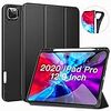 Ztotop iPad Pro 12.9 2020 ケース ペンシル収納 3つ折スタンド オートスリープ機能 傷つけ防止 放熱 2020春発売のiPad Pro 12.9対応スマートカバー(ブラック)