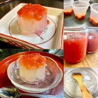 すももジャムからの寒天de和スイーツ