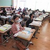 ５年生：図工　自画像