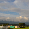 鳥海山と空と雲