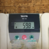 今朝の体重