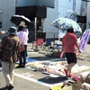 フリーマーケットで署名活動と出店！！